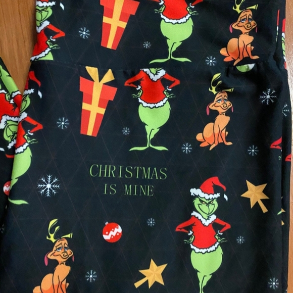 Lowest price sale! Grinch Christmas Max Leggings - Picture 2 of 4